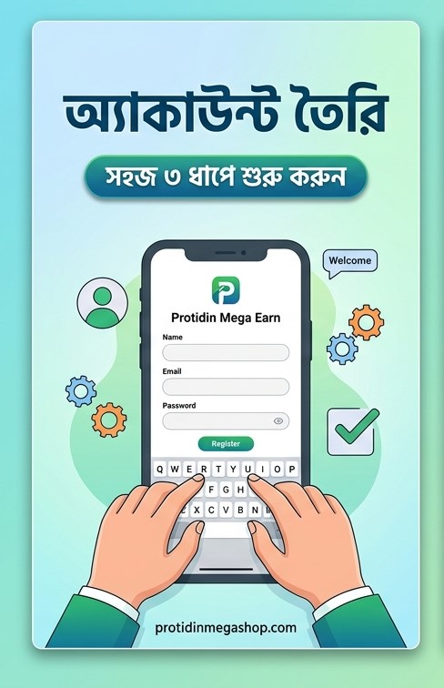 অনলাইন মাইক্রো জব করে দৈনিক আয়: Protidin Mega Earn ব্যবহারের পূর্ণাঙ্গ গাইড